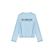 Logo Stitch Cotton Long Sleeve T-Shirt