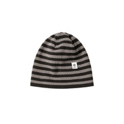 Waffle Knit Striped Beanie