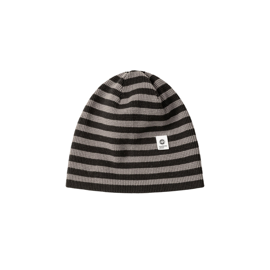 CHUU Waffle Knit Striped Beanie