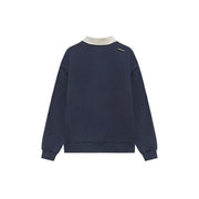 Polo Neck Boxy Sweatshirt