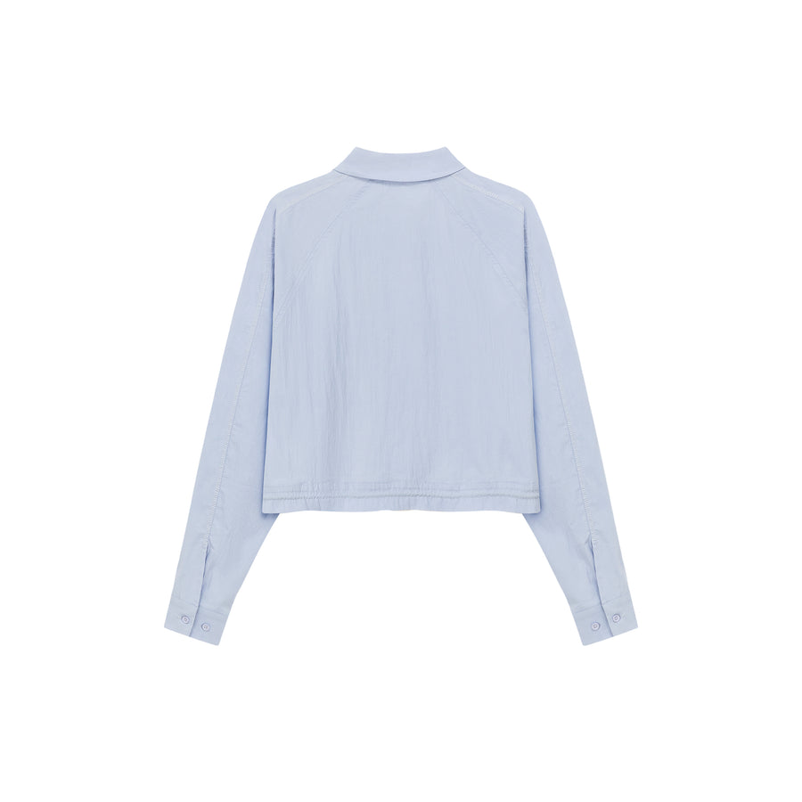 CHUU Drawstring Pocket Classic Shirt