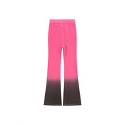 Color Matching Bootcut String Pants