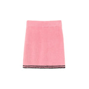 Color Lined Mini Skirt