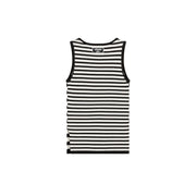 Striped Knit Sleeveless Top