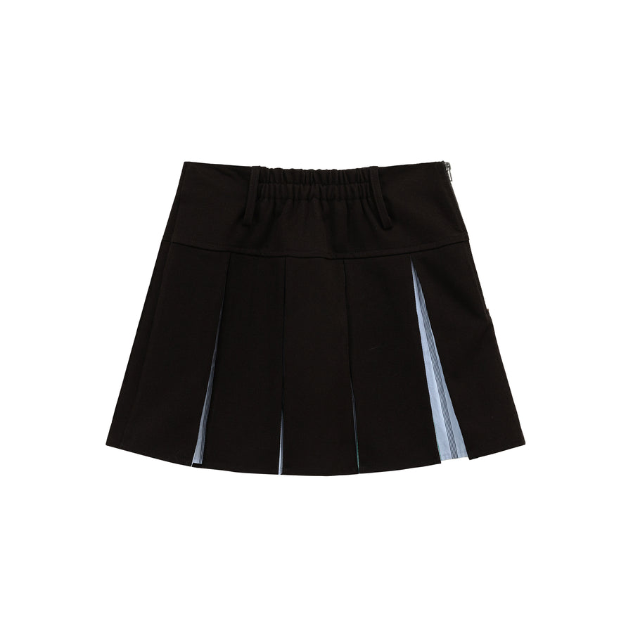 CHUU Color Scheme Pleated Skirt