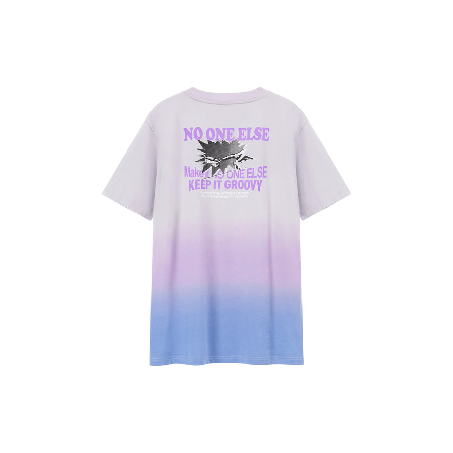 CHUU Logo Gradient Boxy T-Shirt