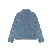 Logo Denim Loose Fit Jacket