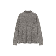 Oversized Knit Button Cardigan