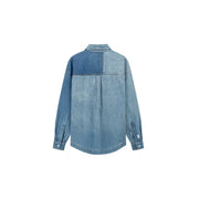 Color Matching Denim Shirt