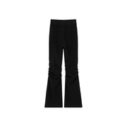 Shirring String Bootcut Pants