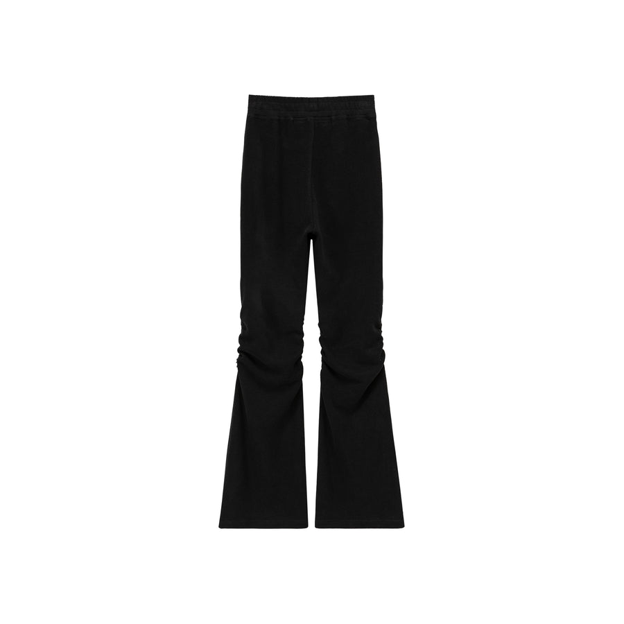 CHUU Shirring String Bootcut Pants