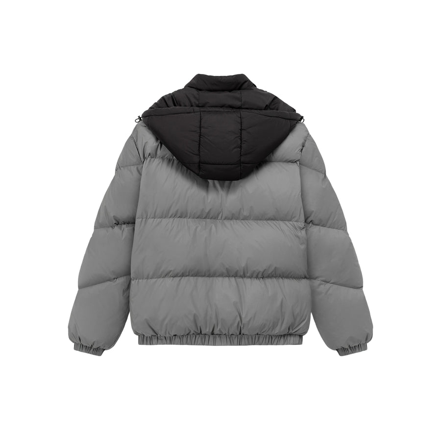 CHUU Color Matching Hooded Padded Jacket