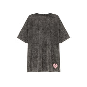 Vintage Heart Print Loose Fit T-Shirt