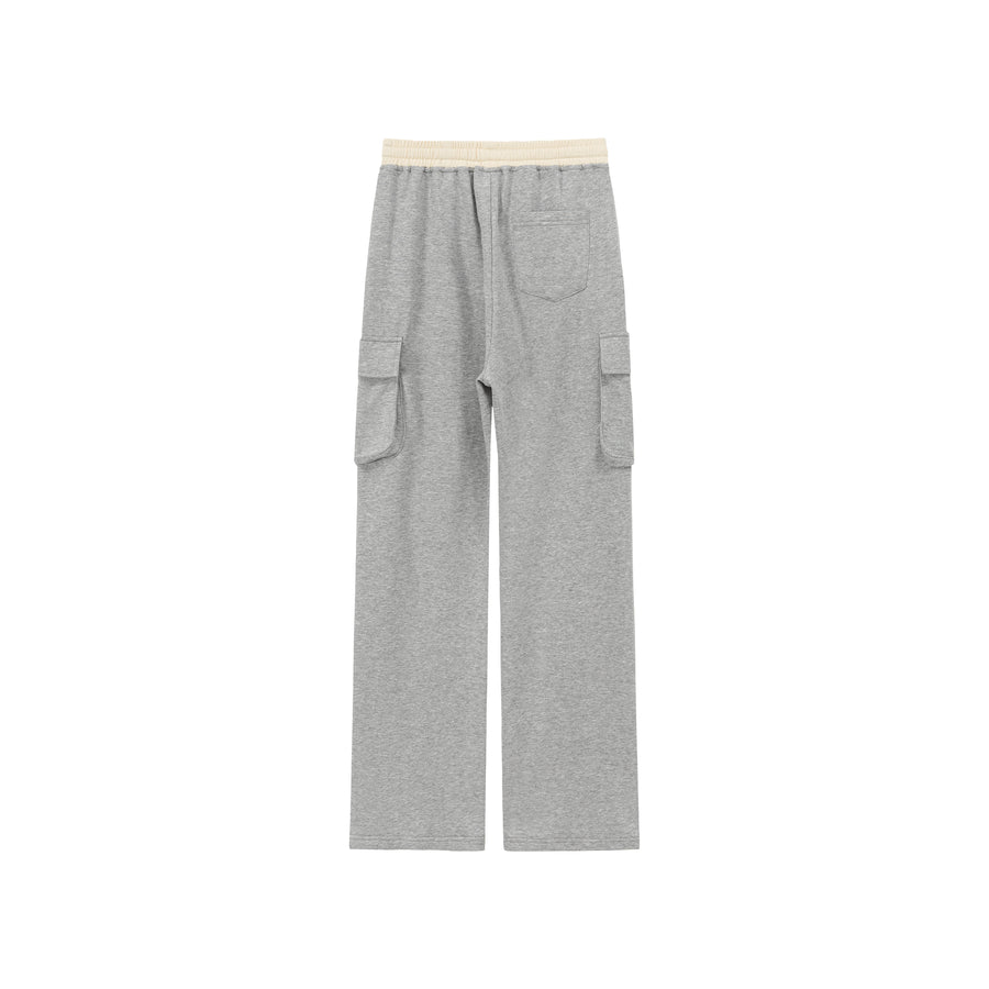 CHUU Colorful Logo Pocket String Cargo Pants