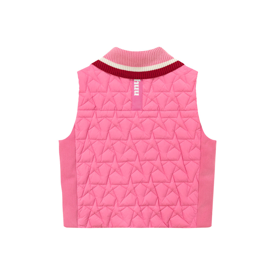 CHUU Quilted Padded Star Vest