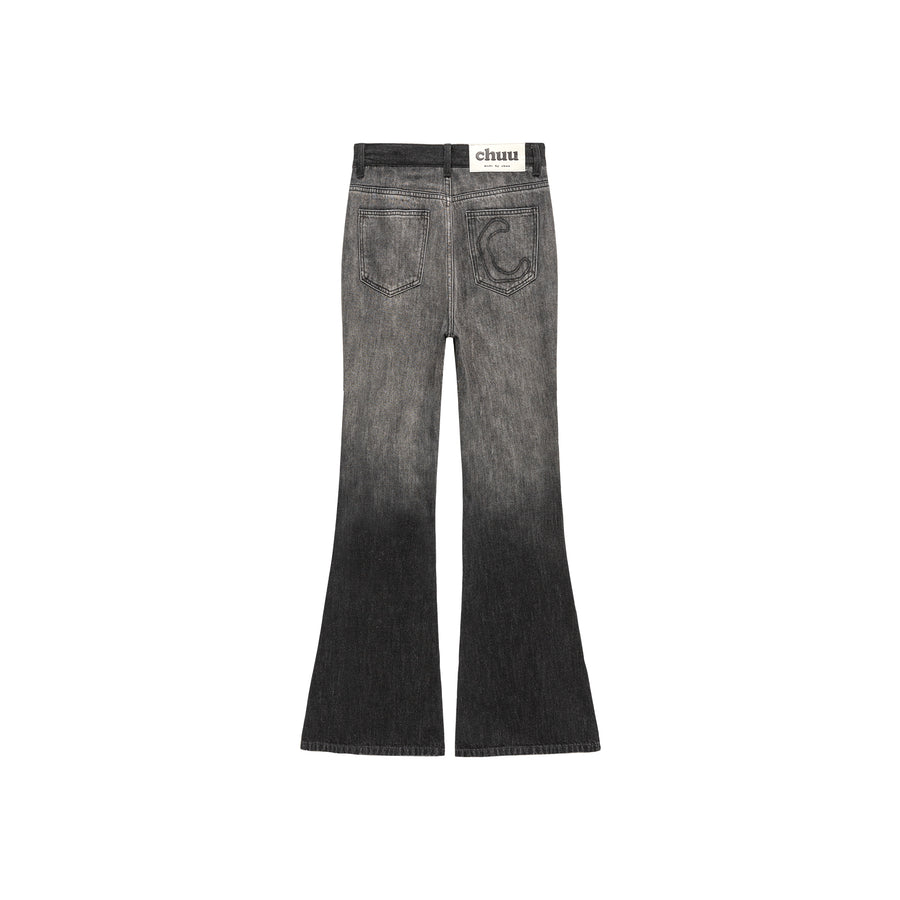 CHUU Gradient Bootcut Denim Jeans