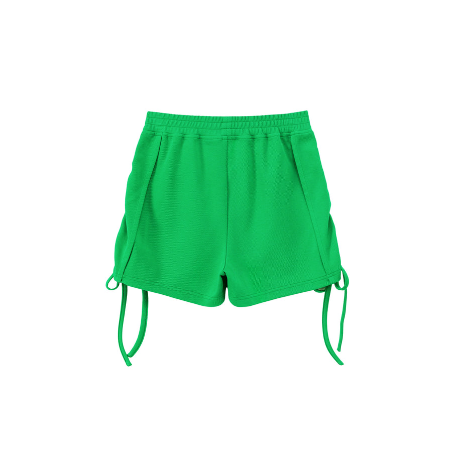 CHUU Shirred Banded Training Shorts