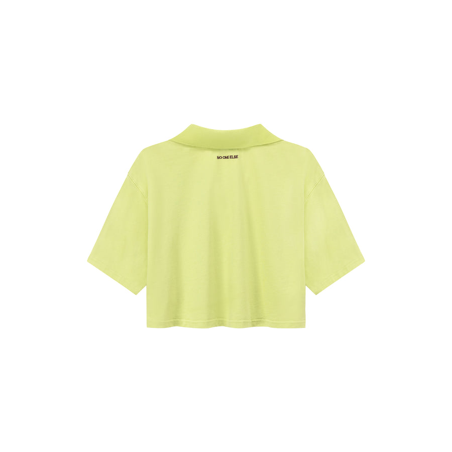 CHUU Open Collar T-Shirt