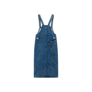 Denim Overalls Long Dress