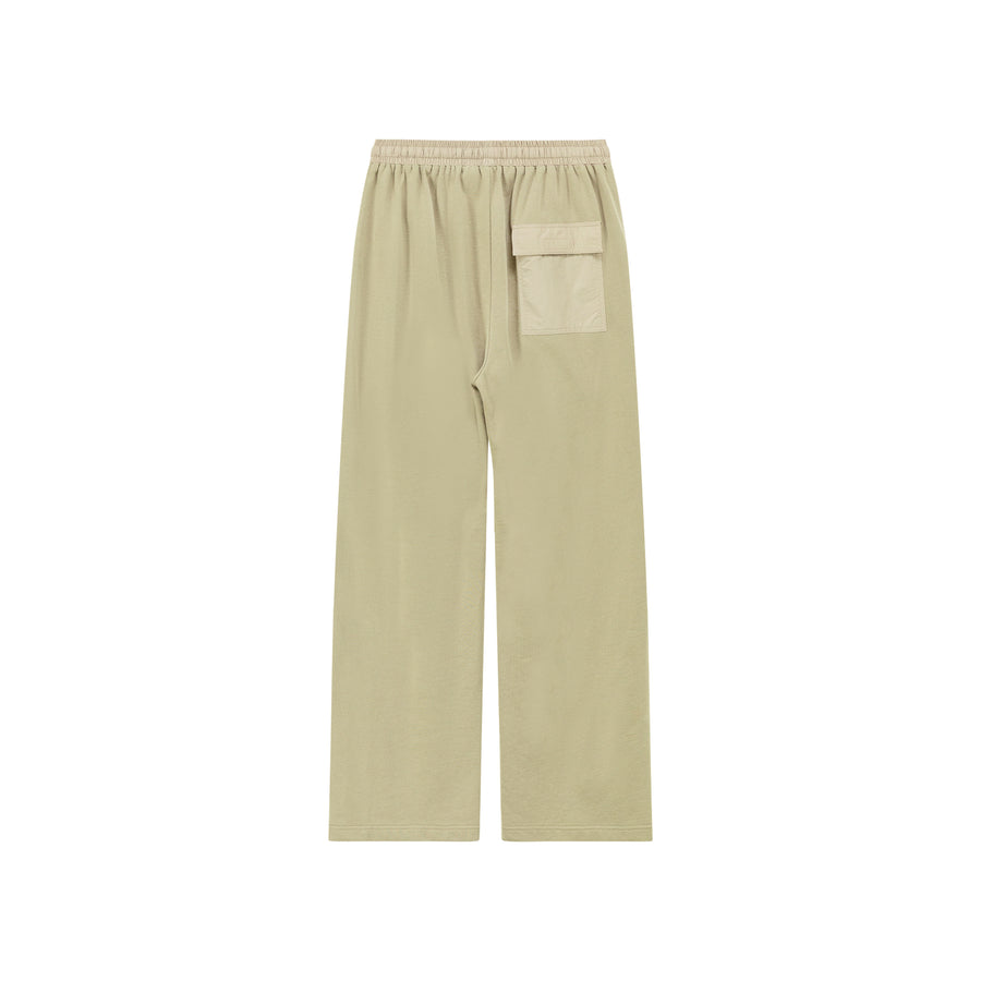 CHUU Banded Wide-Leg Slacks