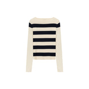 Vintage Striped Knit Top