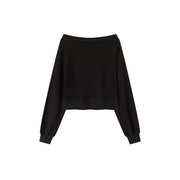 Chuu Made Off The Shoulders Loose Sweatshirt