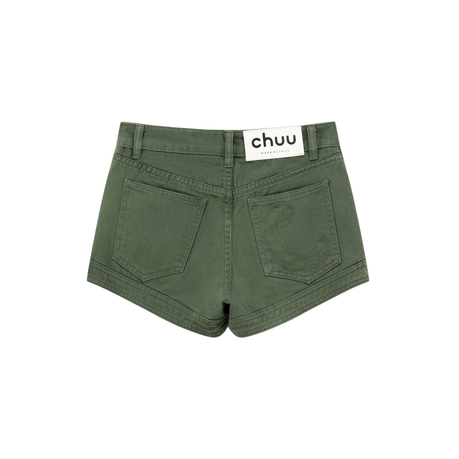 CHUU Cotton Basic Denim Shorts