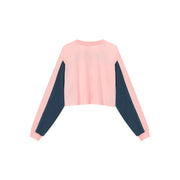 Cropped Logo Color Loosefit Sweatshirt