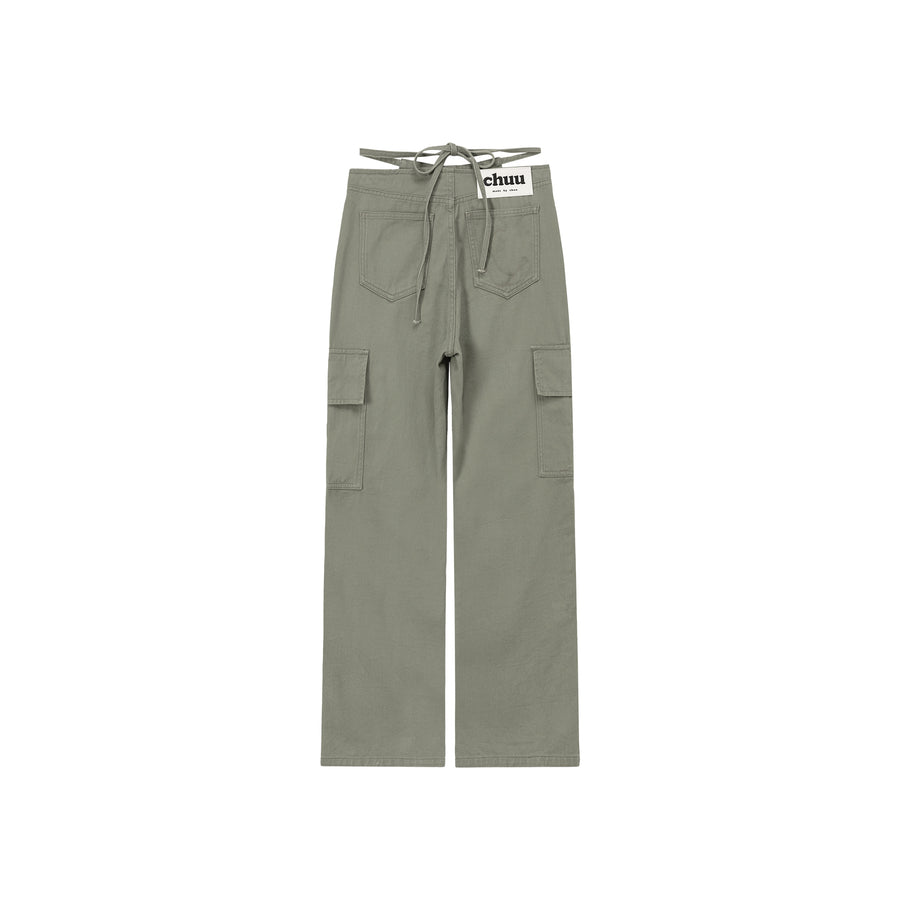 CHUU Pocket Straps Cargo Wide Pants