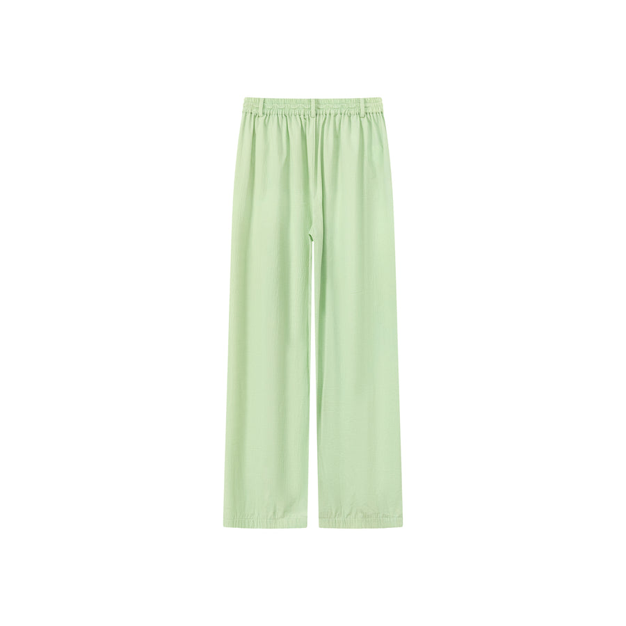 CHUU Casual High Waist Drawstring Wide Pants