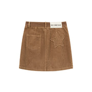 Corduroy Mini Skirt