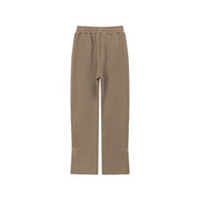 Elastic Waist Wide Sporty Pants