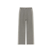 Elastic Waist Stripe Casual Pants