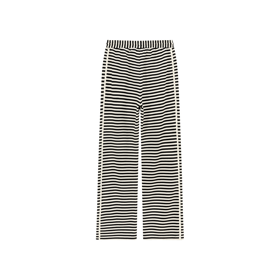 CHUU Elastic Waist Stripe Casual Pants