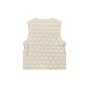 Heart Quilted Padded Vest