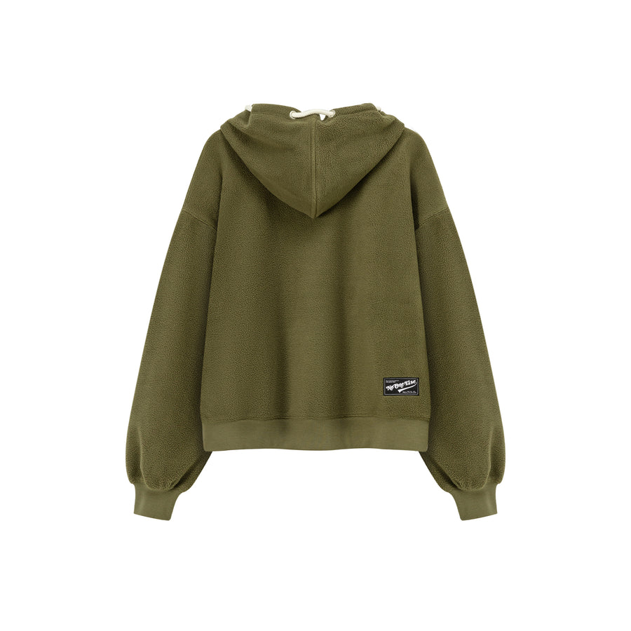 CHUU Simple Boxy Hoodie