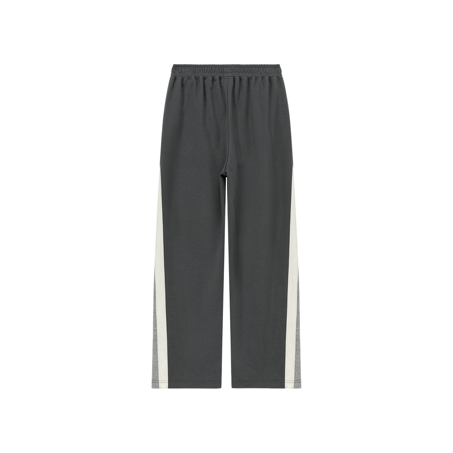 CHUU Elastic Waist Wide Casual Sporty Pants