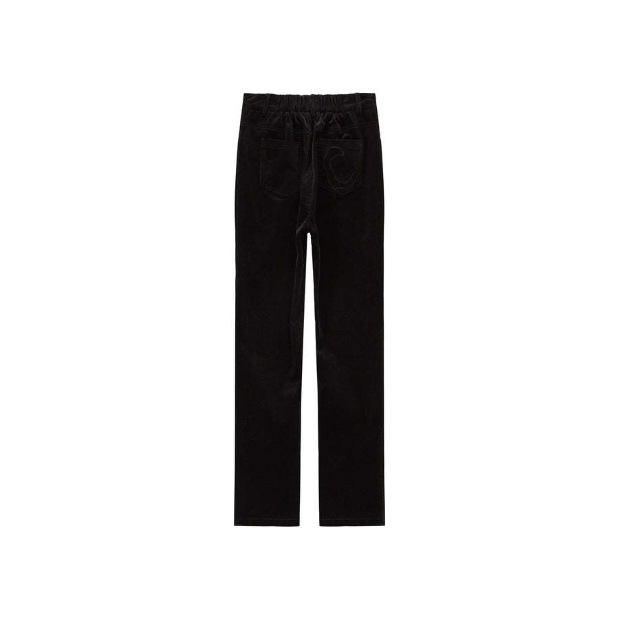 CHUU Slit Corduroy Pants