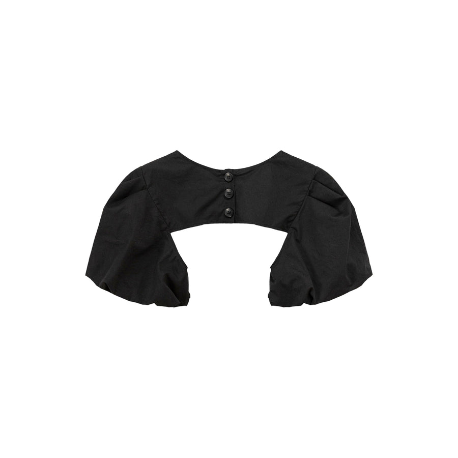 CHUU Puffed Sleeve Crop Bolero Top