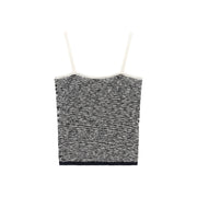 Logo Knit Sleeveless Top