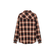 Distressed Checked Boxy Shirt