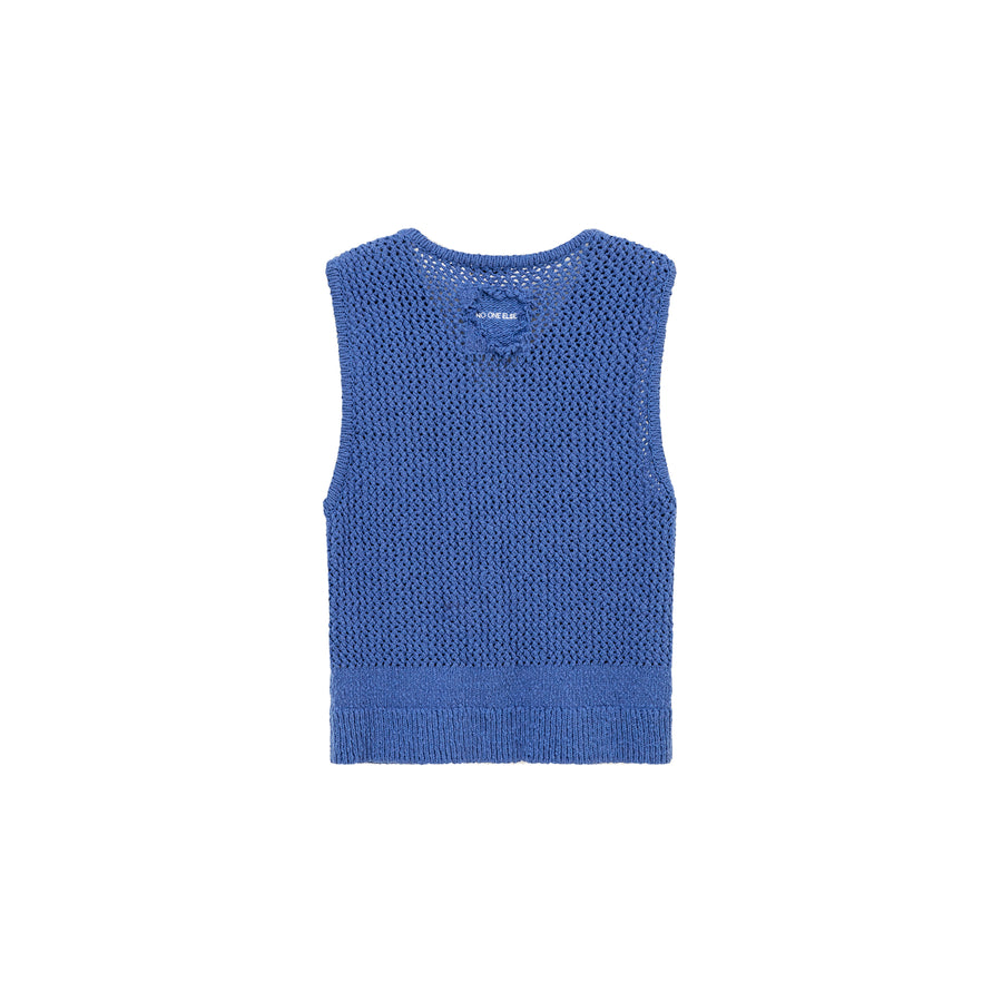 CHUU V-Neck Button Knit Vest