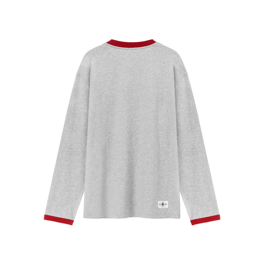 CHUU Peripherie Logo Line Color Long Sleeve T-Shirt