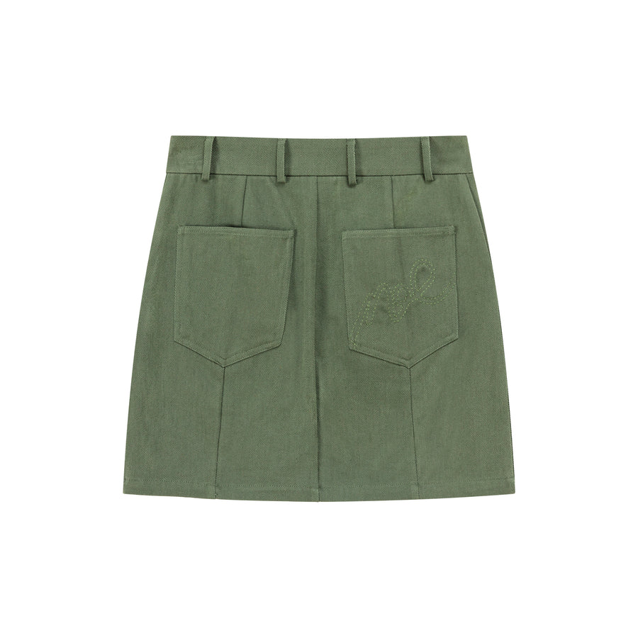 CHUU Cargo Pocket Mini Skirt