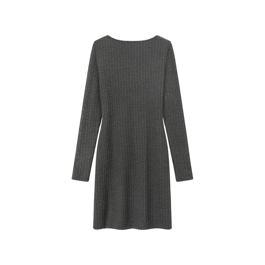 CHUU Cherry Twisted Mini Dress
