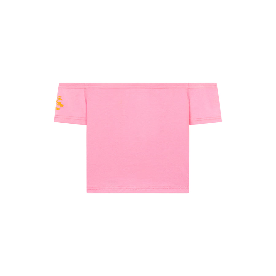 CHUU Made By Chuu Off-The-Shoulder Slim T-Shirt