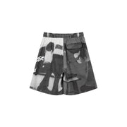 String Printed Casual Shorts