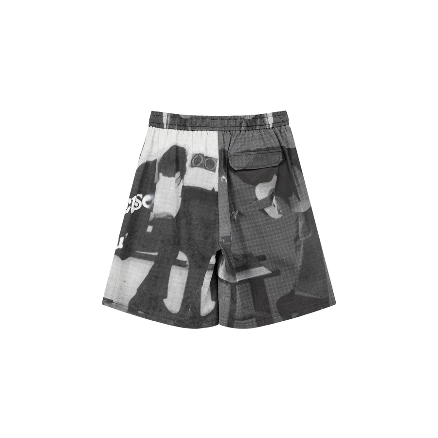 CHUU String Printed Casual Shorts