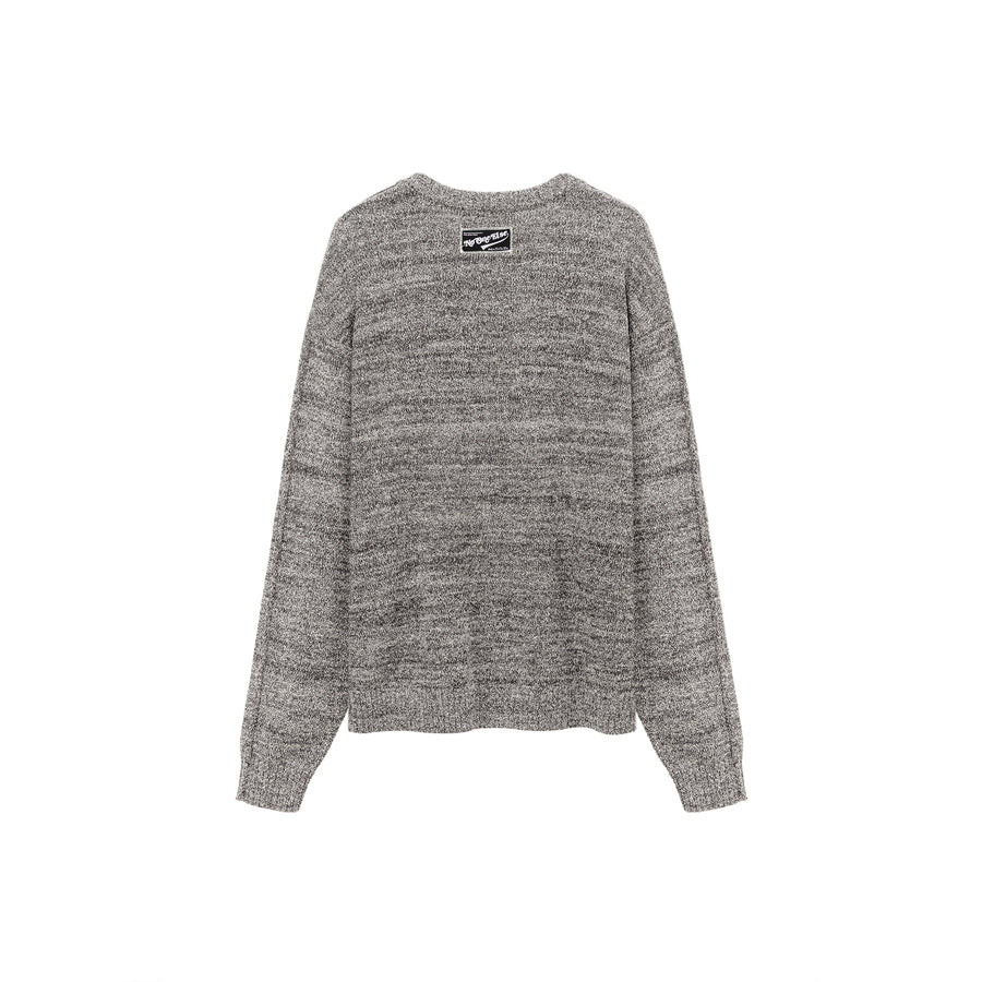 CHUU Diagonal Boxy Knit Sweater