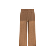 String Lined Straight Pants